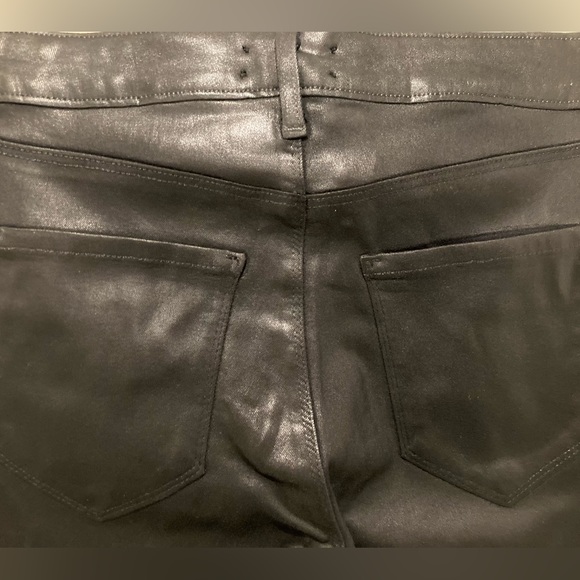 NWT, L’Agence Margot Coated Jean, Size 25, Black Coated - Picture 10 of 16